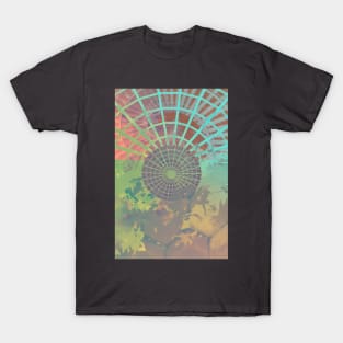 Ascending Spiral Stairway and Mandala T-Shirt